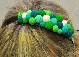 Čelenka z kolekce Bambulky