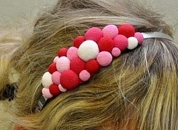 Čelenka z kolekce Bambulky