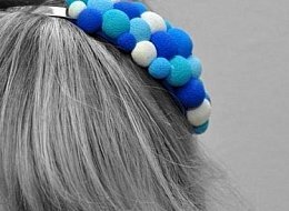 Čelenka z kolekce Bambulky