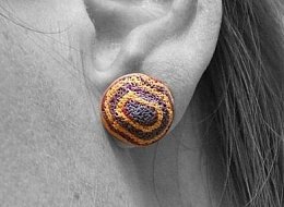 Náušnice z kolekce Babiččin svetr