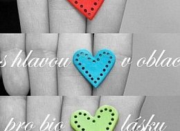 Náušnice srdce z kolekce Colors