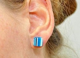 Náušnice pecky z kolekce Cotton candy