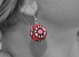 Náušnice z kolekce Sasanka