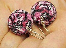 Náušnice z kolekce Sasanka