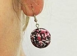 Náušnice z kolekce Sasanka