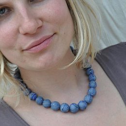 Korálky z kolekce Blue wood