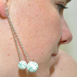 Náušnice Z kapradí