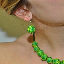 Náušnice z kolekce Otisky prstů