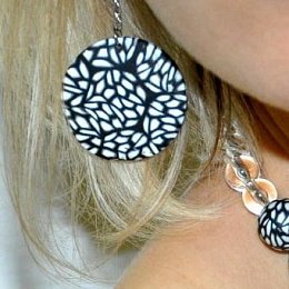 Náušnice z kolekceBlackAndWhite