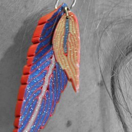 Náušnice z kolekce Pírko