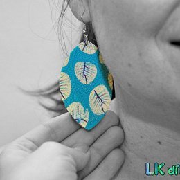 Náušnice z kolekce Paví kapradí