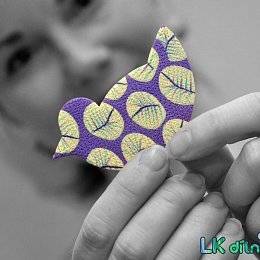 Ptáček z kolekce Paví kapradí