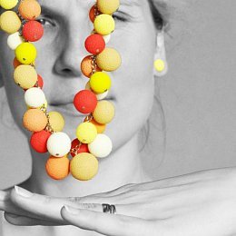 Náhrdelník Bambule z kolekce Colors