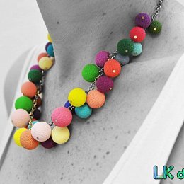 Náhrdelník Bambule z kolekce Colors