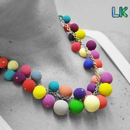 Náhrdelník Bambule z kolekce Colors