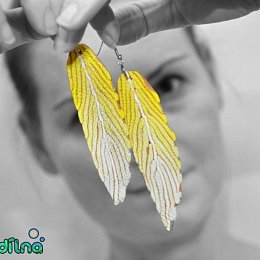 Náušnice z kolekce Pírko