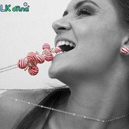 Náhrdelník hrozen z kolekce Pruhy